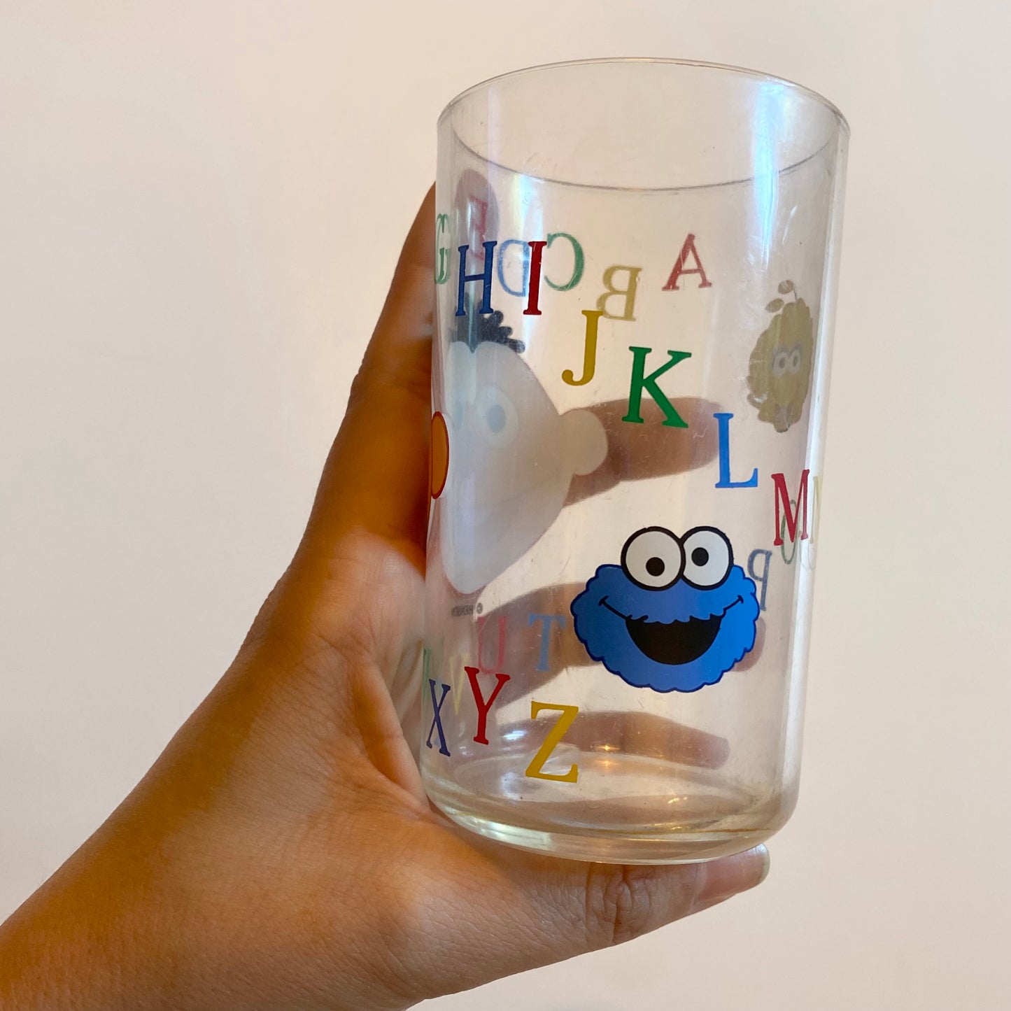 Vintage Sesame Street plastic cup