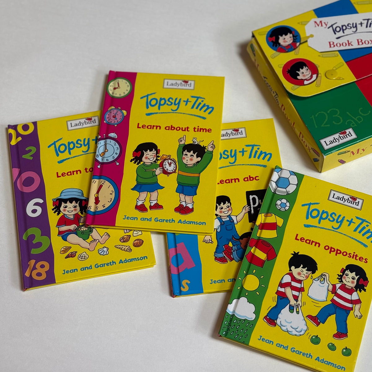Vintage ladybird Topsy and Tim set of 4 books
