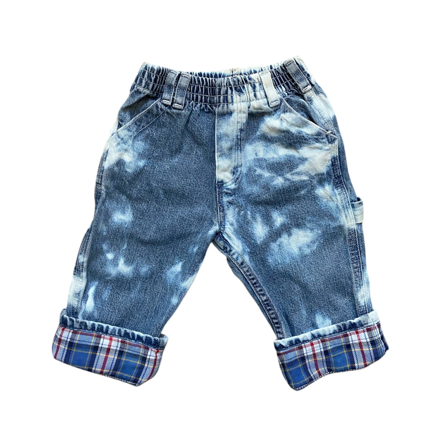 Vintage Oshkosh denim acid wash tie dye jeans. Size 12 months
