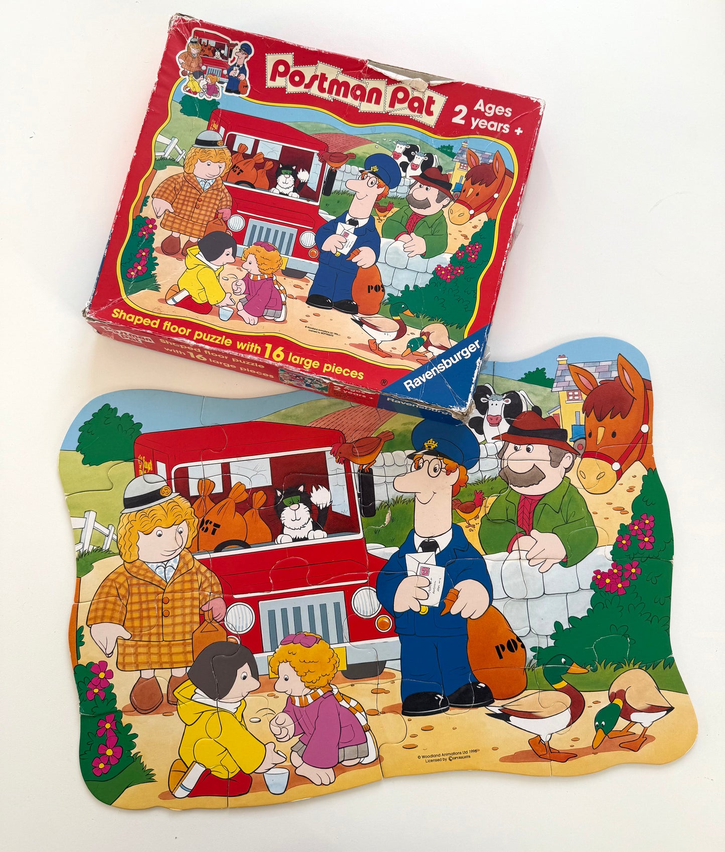 Vintage 1996 postman Pat puzzle. Condition as shown