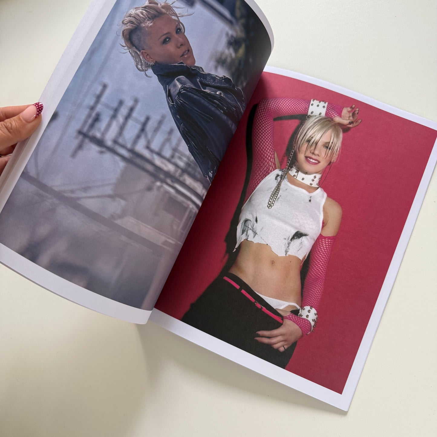 Vintage Y2K pink picture book / magazine