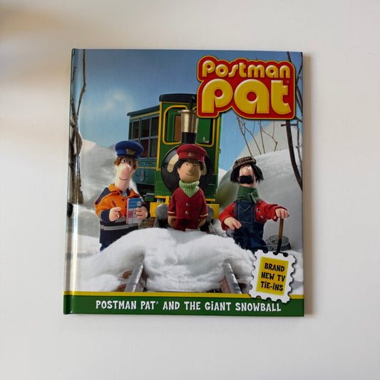 Vintage 2007 postman Pat snowball book