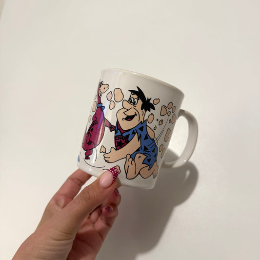 Vintage 1992 flintstones ceramic mug