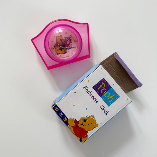 Vintage pink Winnie the Pooh clock