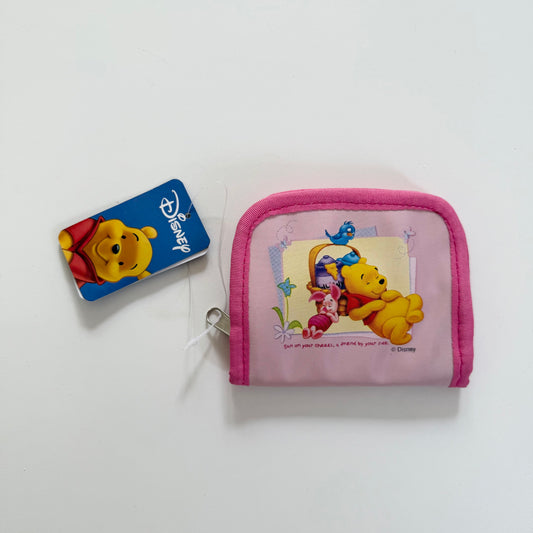 Vintage pink Winnie the Pooh zip up purse. Has a mark on the back as shown. Might be able to be washed?