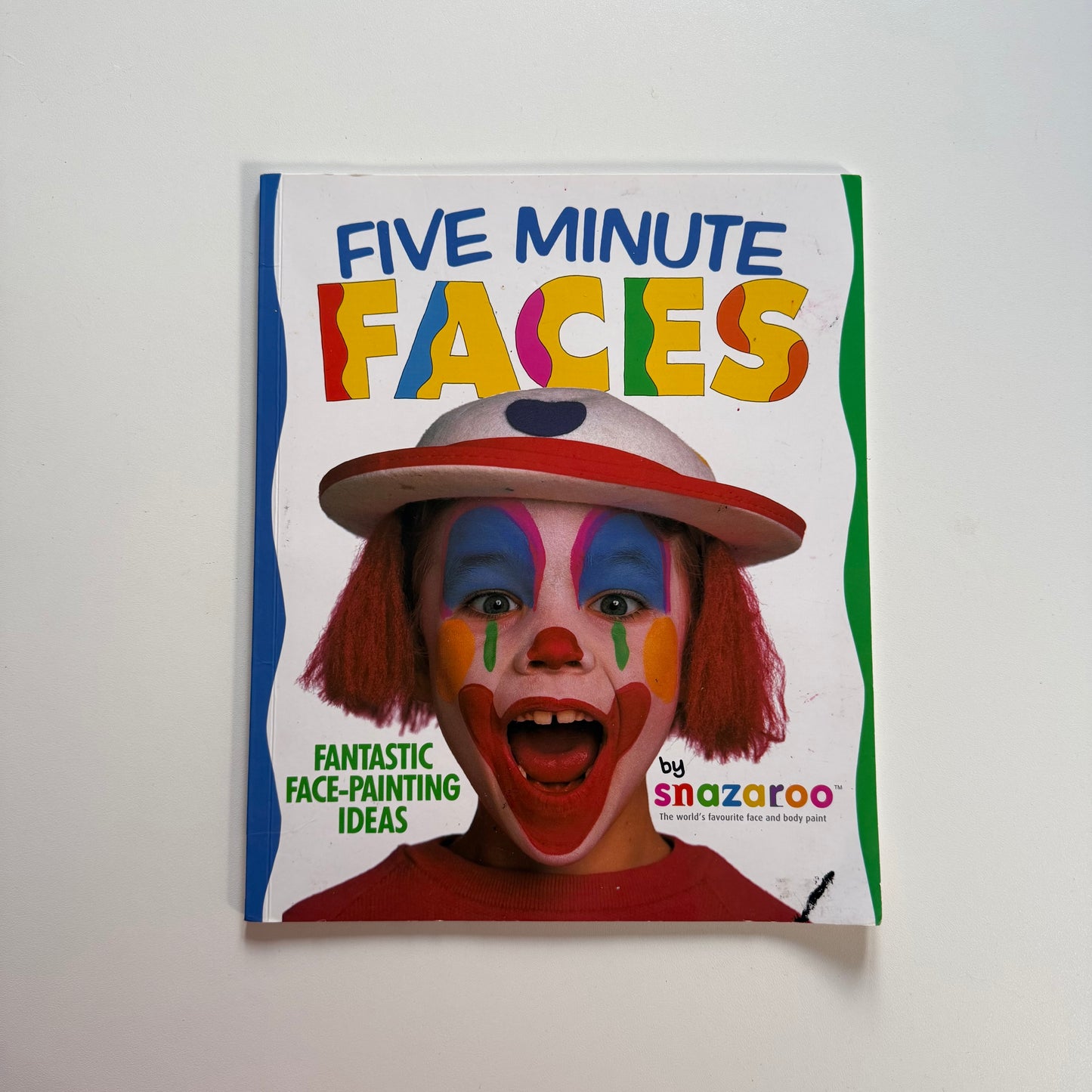 Vintage 1991 ‘five minute faces’ face painting book.