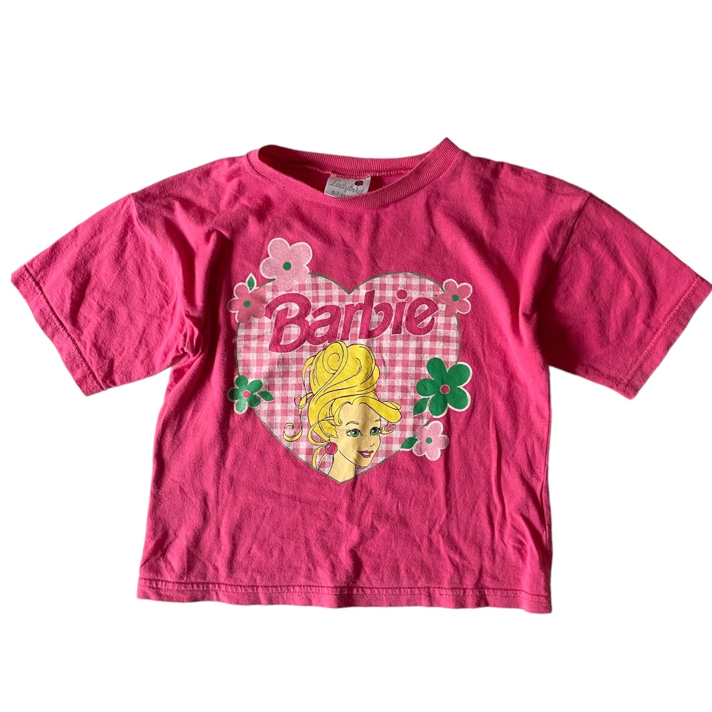 Vintage ladybird barbie dark pink tshirt. Age 6-7