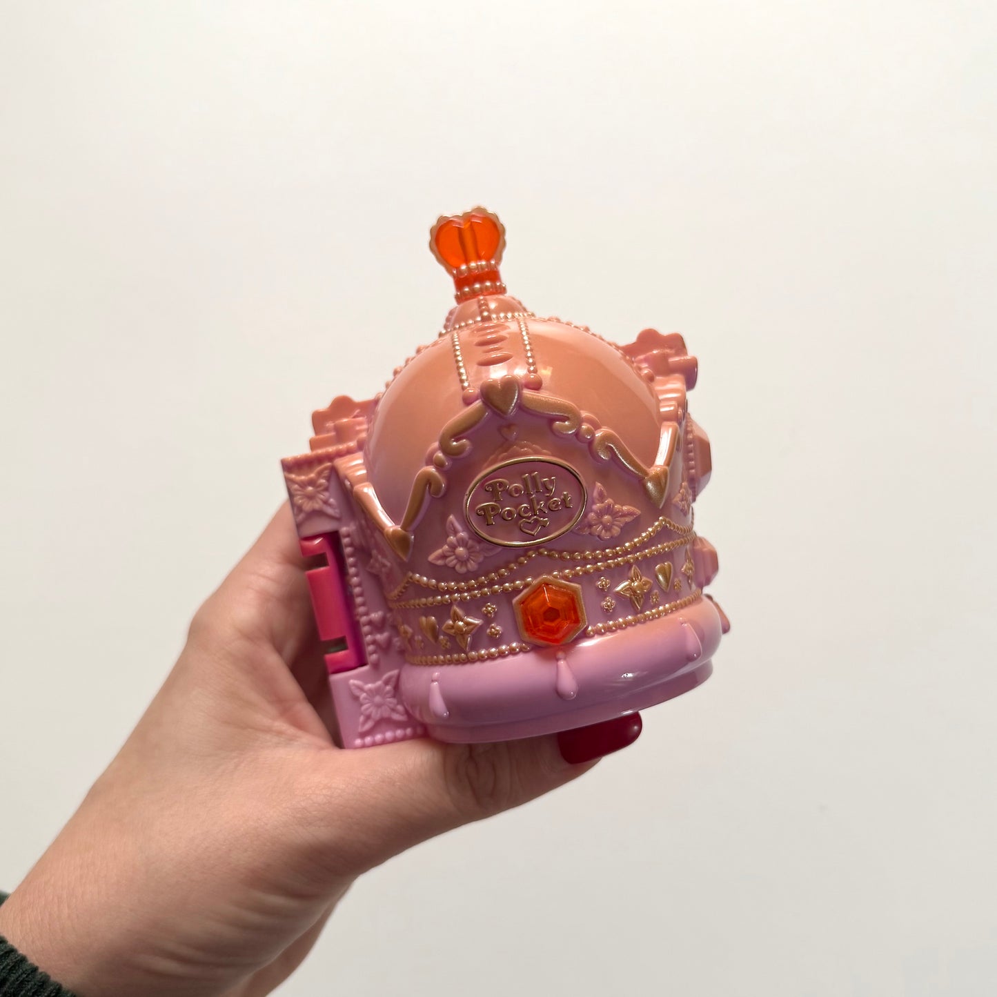 Vintage 1996 polly pocket crown palace. Has some sun damage as shown.