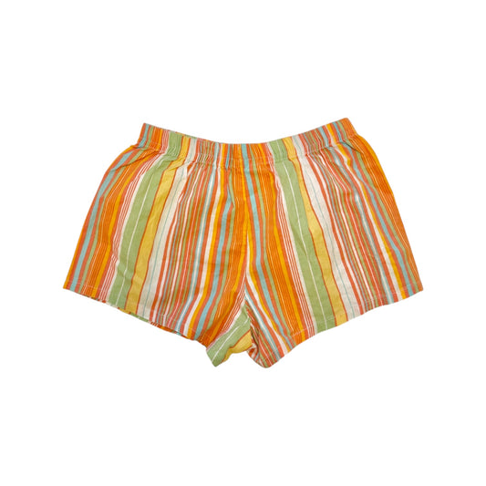 Vintage Y2K cotton striped shorts. Size 6 years