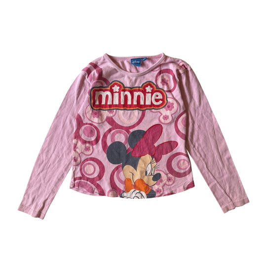 Vintage Minnie Mouse long sleeved tshirt. Some cracking as shown. Size 10 years.