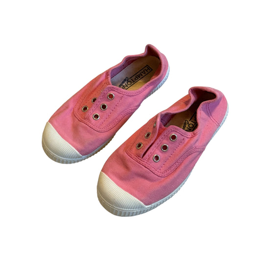 Pink hampton canvas pump shoes. Size 11.5/30