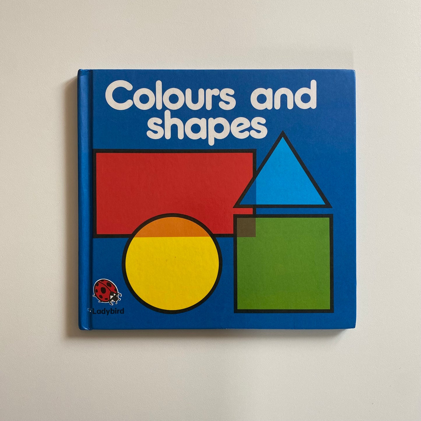 Vintage 1981 ladybird colours and shapes book