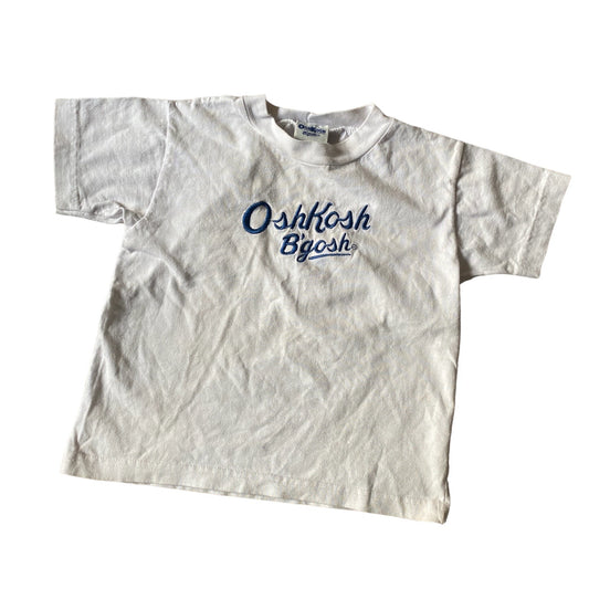 Vintage spellout Osh Kosh white tshirt age 2-3 years