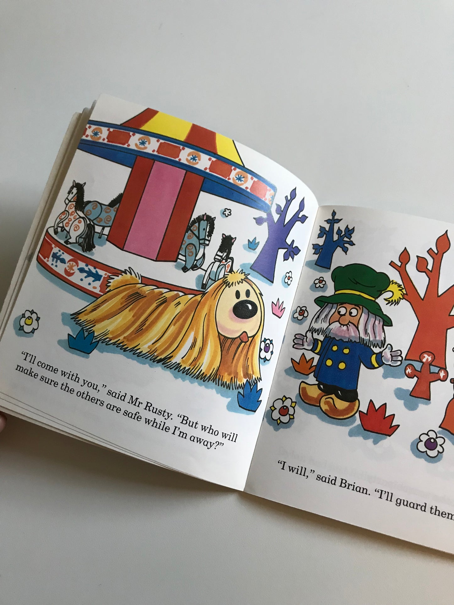 Vintage magic roundabout book