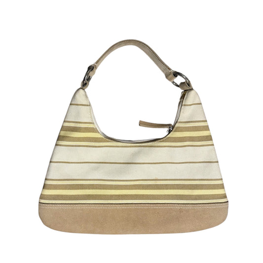 Vintage Y2K striped/ suede shoulder bag.