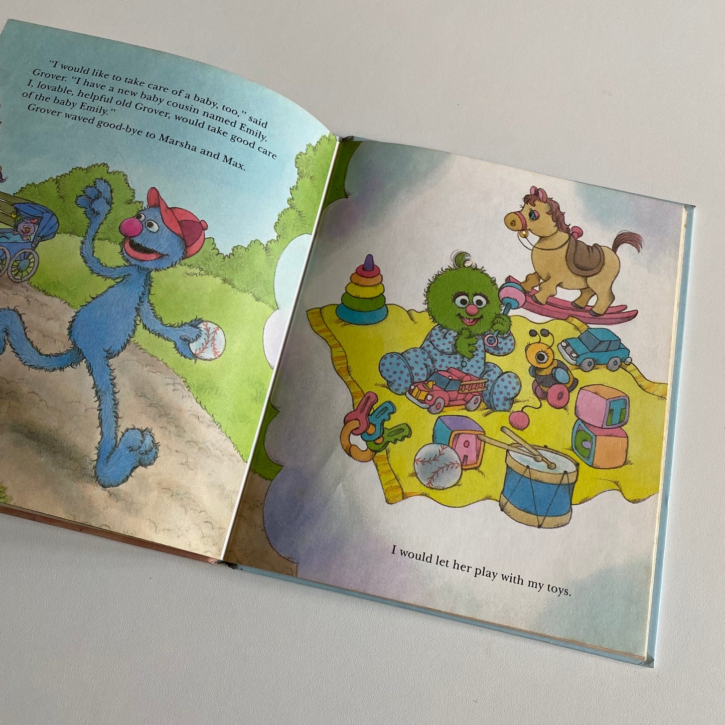 Vintage 1987 Sesame Street book