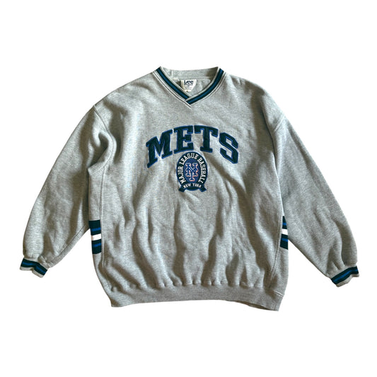 vintage 1990s Lee Sport ‘New York mets’ embroidered crew neck sweatshirt. Size XL