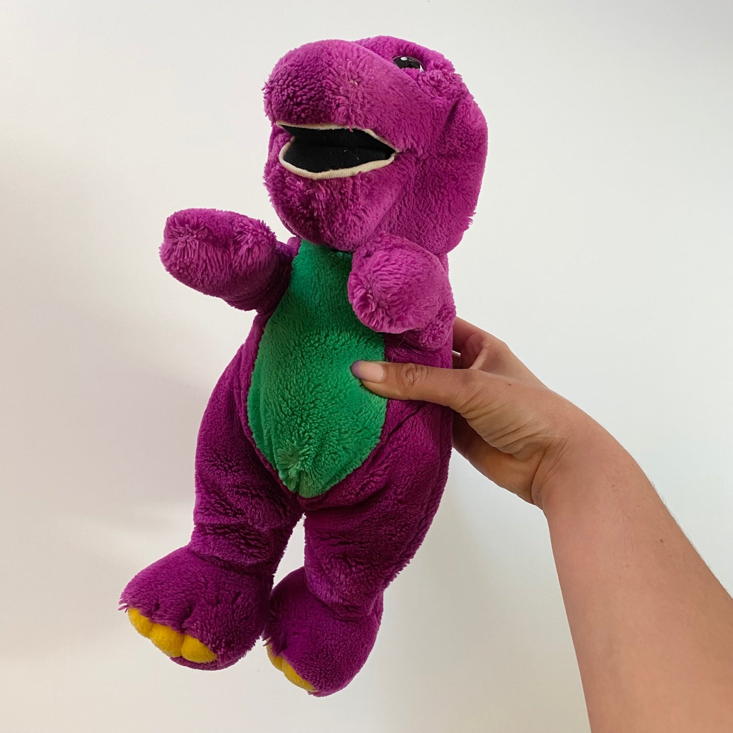 Vintage Barney the bear soft toy