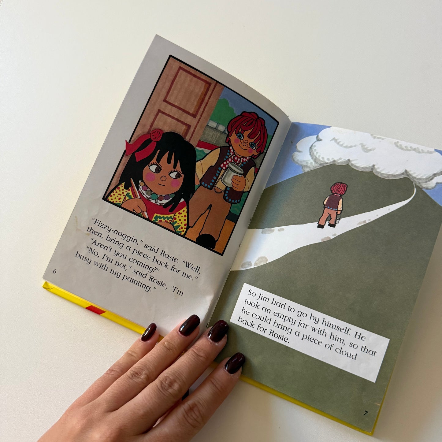 Vintage 1993 Rosie and Jim book.