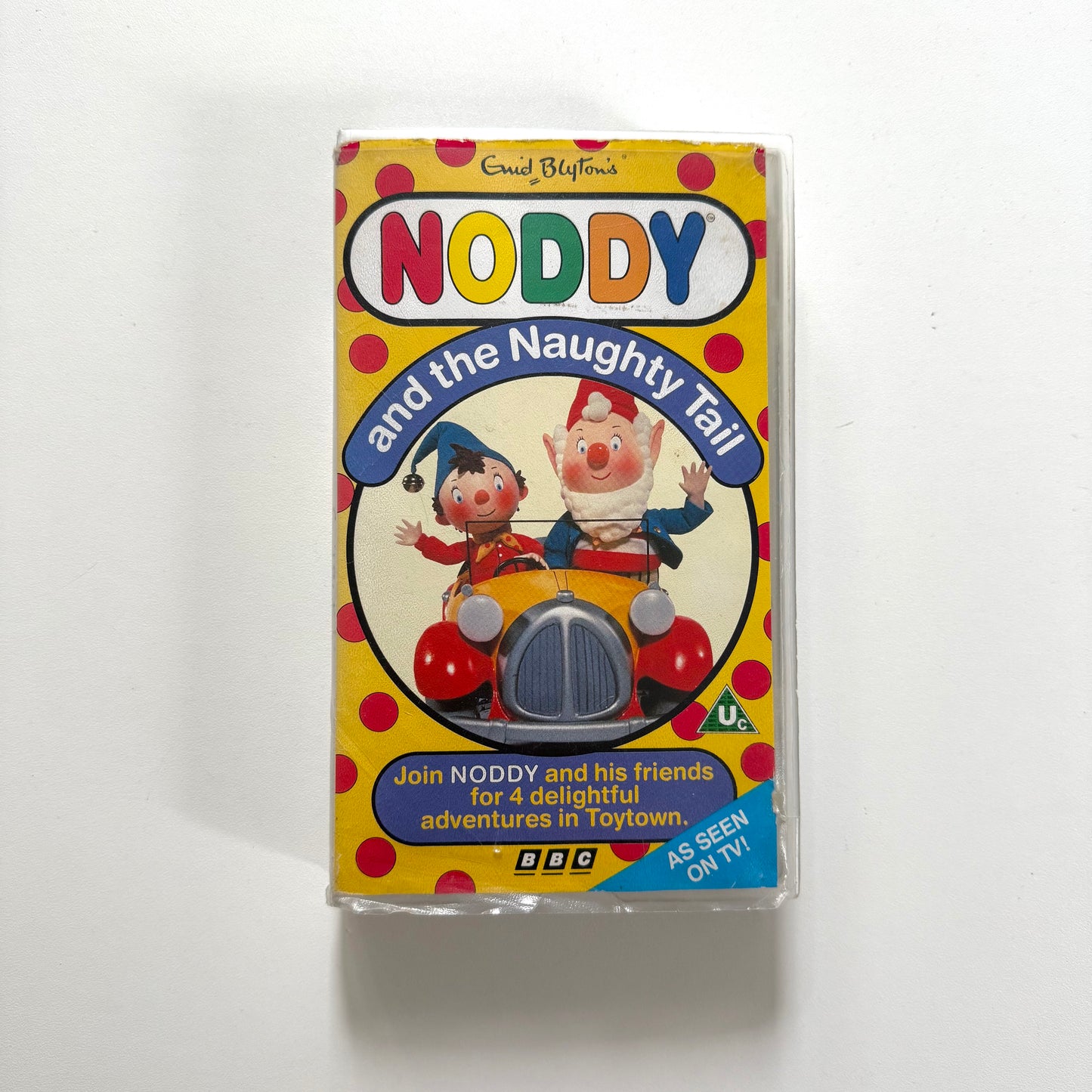 Vintage 1992 Noddy vhs tape. Box Has signs of use
