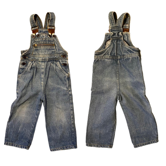 Vintage baby club denim dungarees age 12-18 months