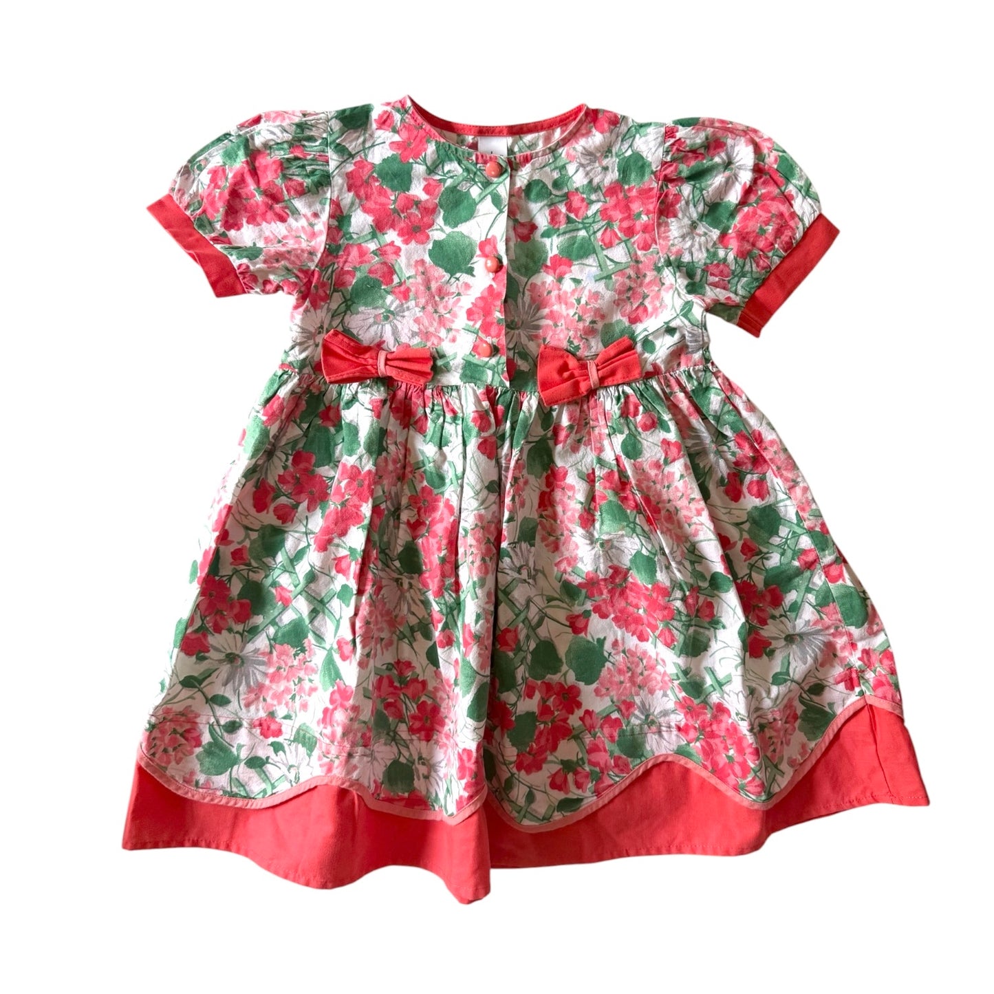 Vintage BHS floral dress. Size 2-3 years