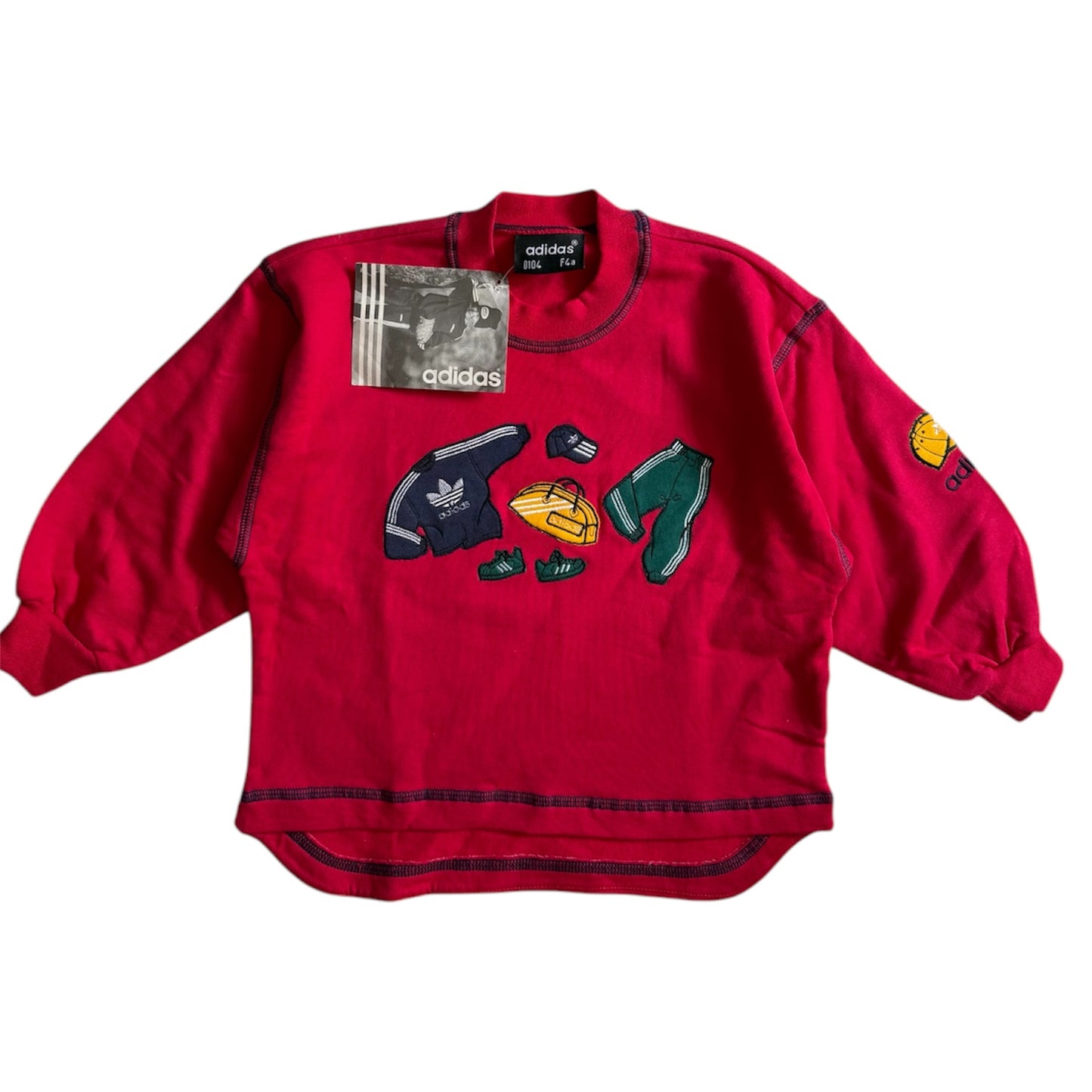 Vintage adidas sweatshirt. BNWT. Size 4T