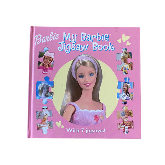 Vintage 2003 barbie puzzle book ~ multiple puzzles.