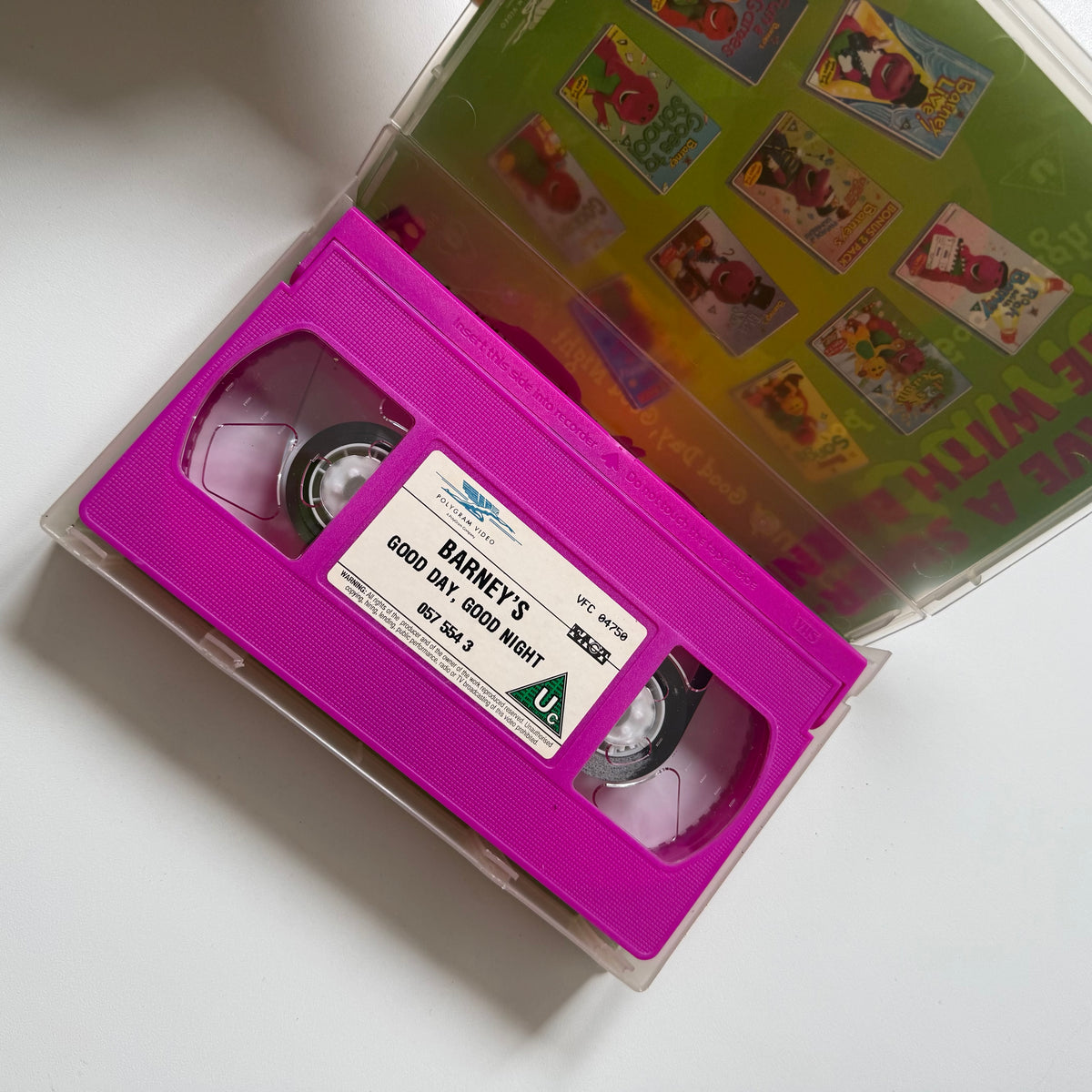 Vintage 1998 Barney vhs tape