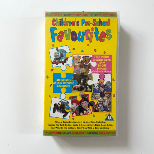 Vintage children’s favourites vhs tape