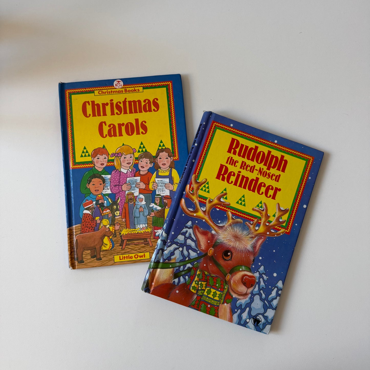 Vintage 1987 set of two Christmas books