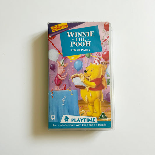 Vintage Winnie the Pooh vhs tape. Broken on one corner
