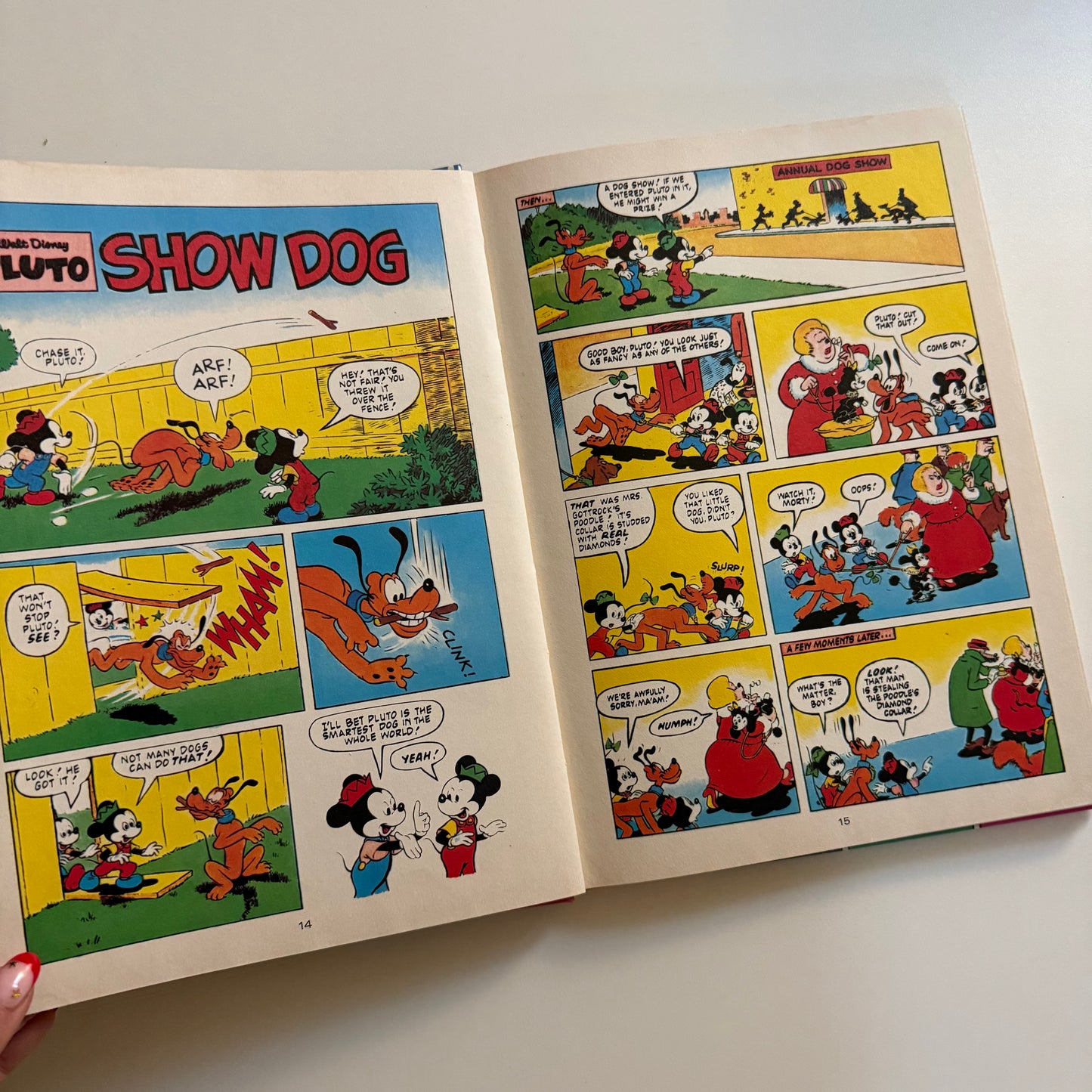 Vintage 1973 Mickey Mouse annual