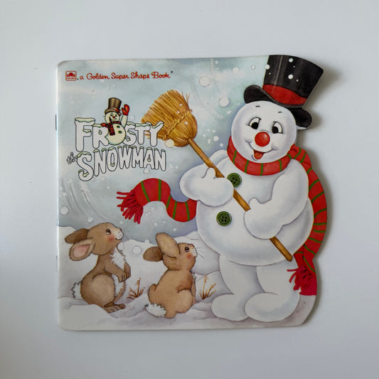 Vintage 1990 frosty the snowman paperback book.