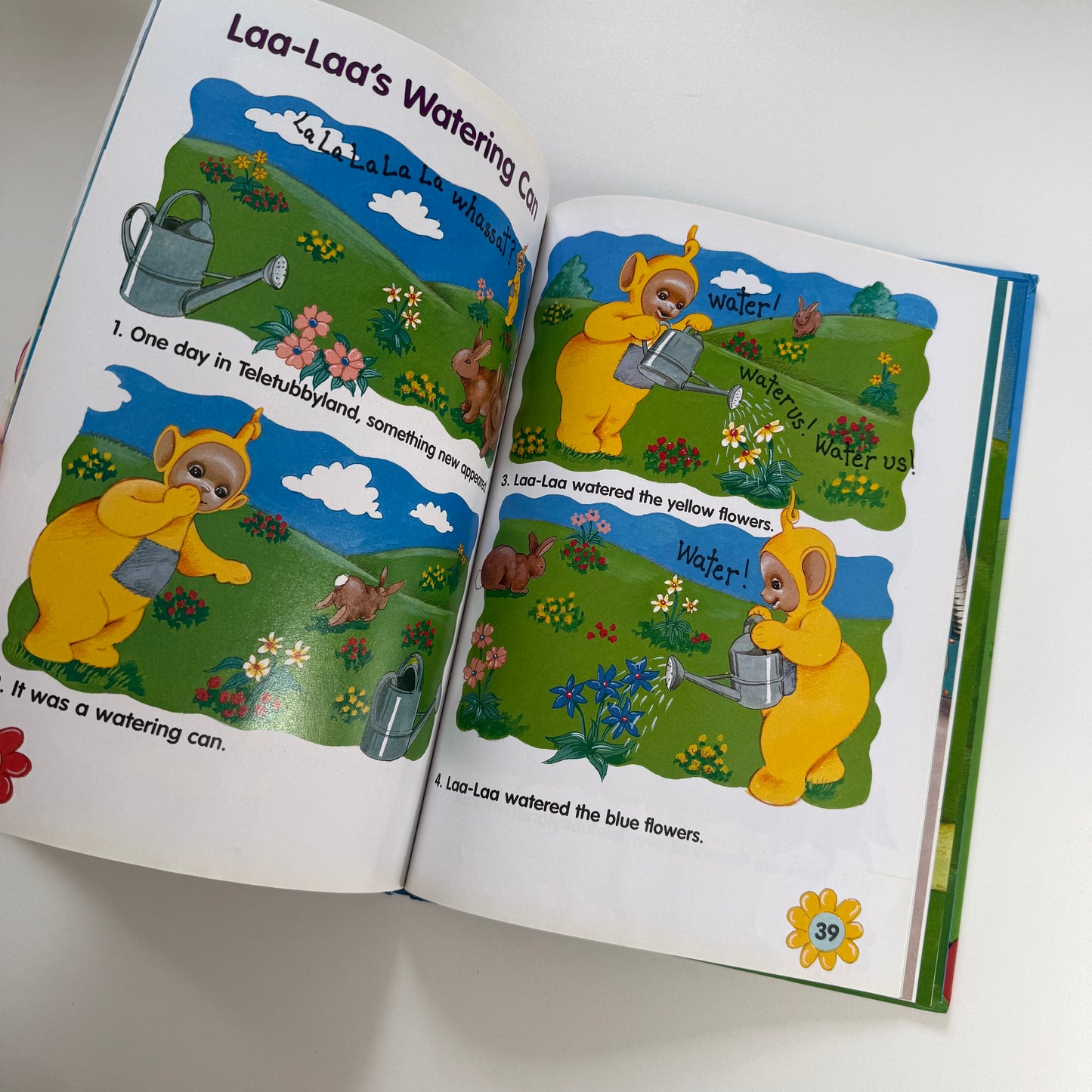 Vintage 1988 teletubbies annual. A few pages have drawings