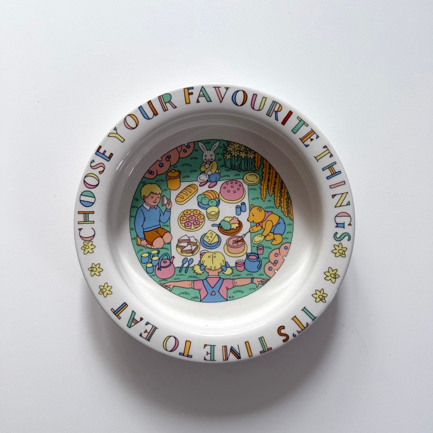 Vintage mothercare ceramic bowl