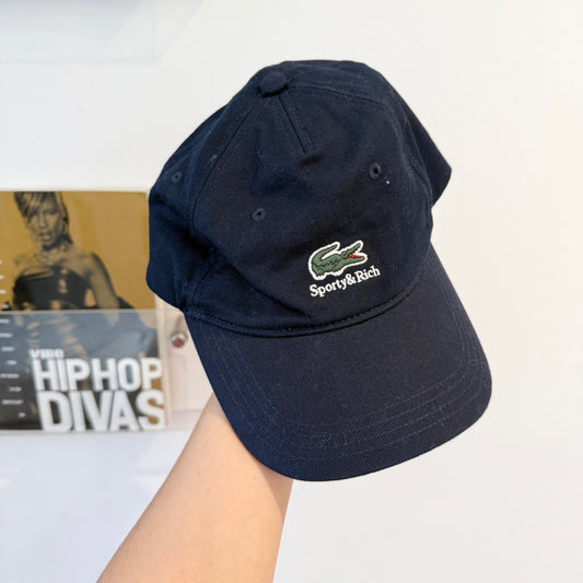 Sporty & rich lacoste navy blue cap