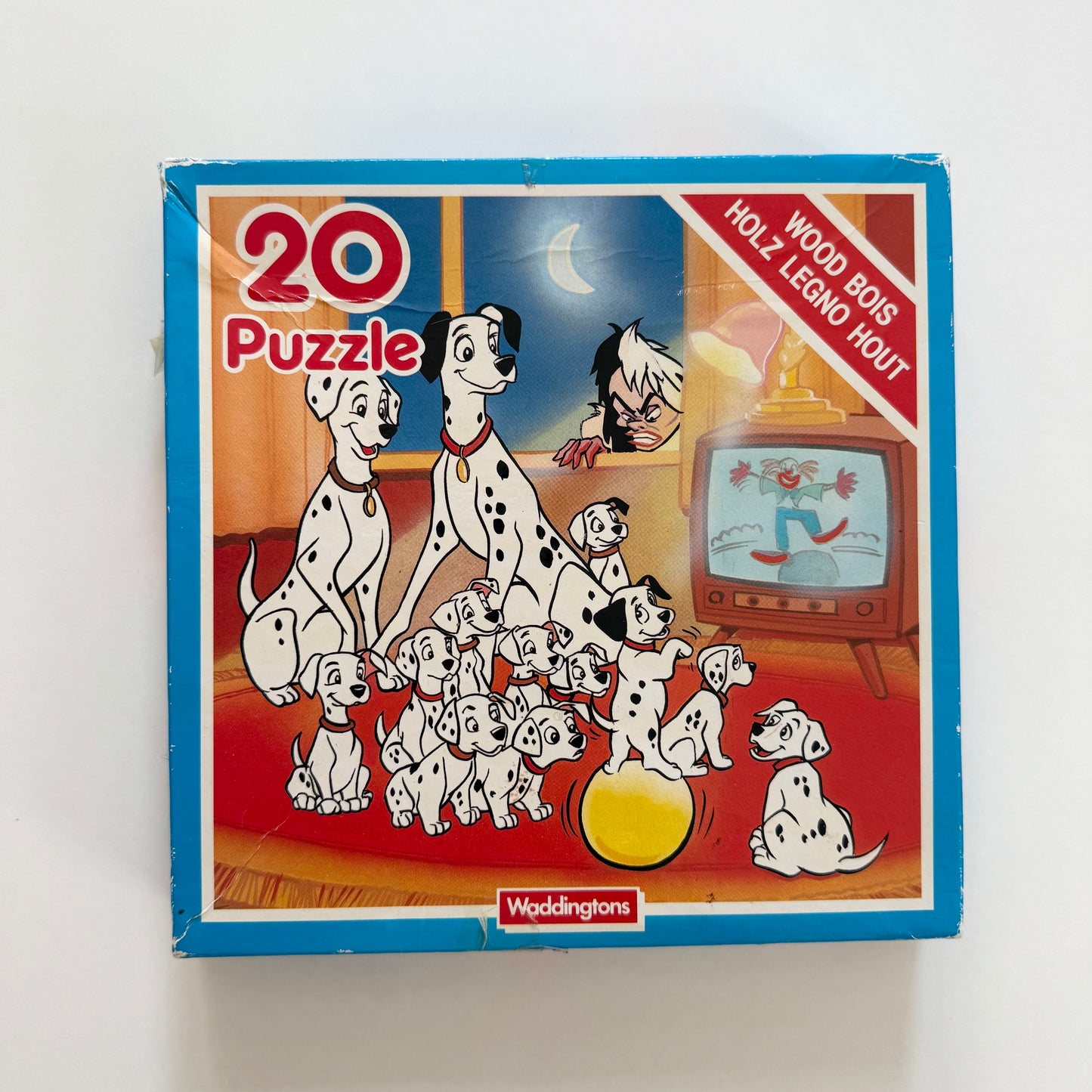 Vintage waddingtons 101 dalmations puzzle