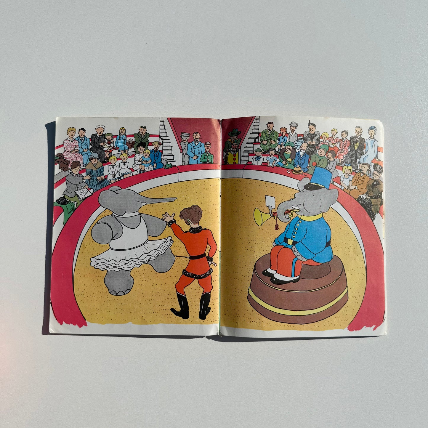 Vintage 1971 Babar book. Condition as shown