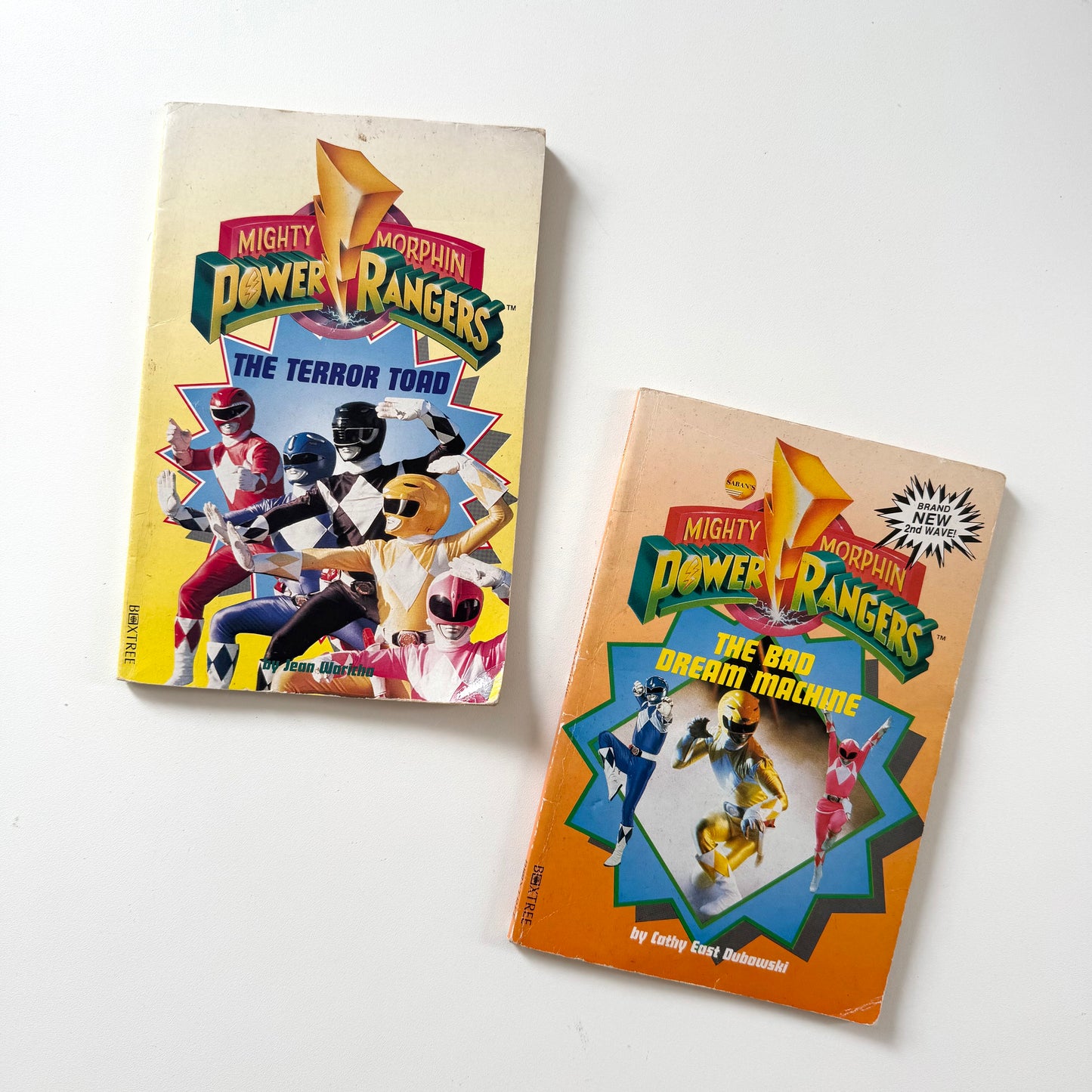 Vintage 1994 set of power rangers books