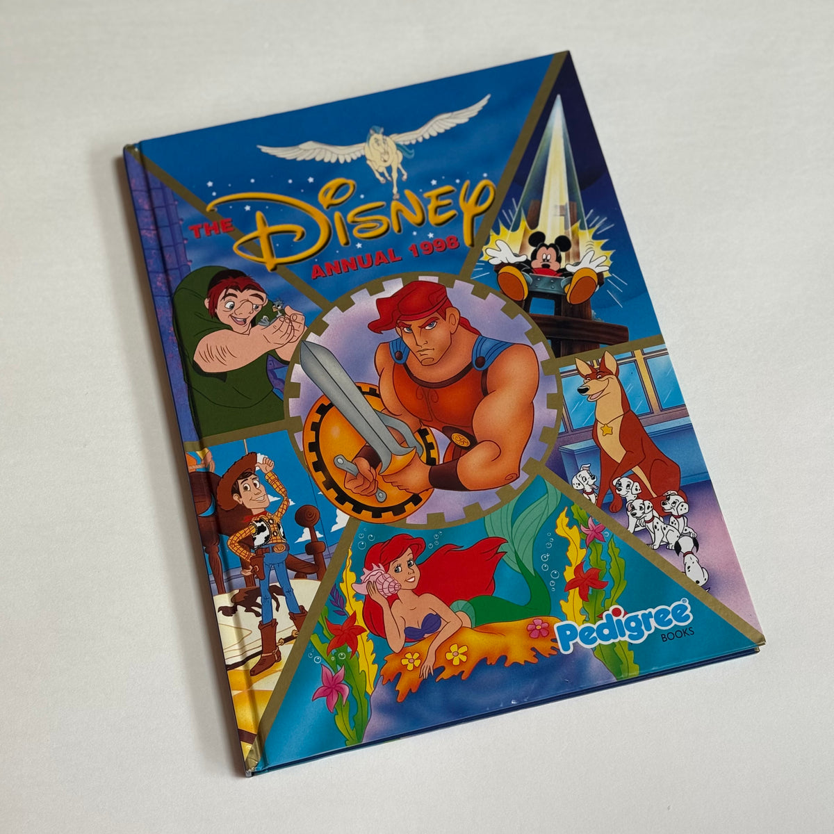 Vintage Disneyland 1998 annual. Some pages have pencil.