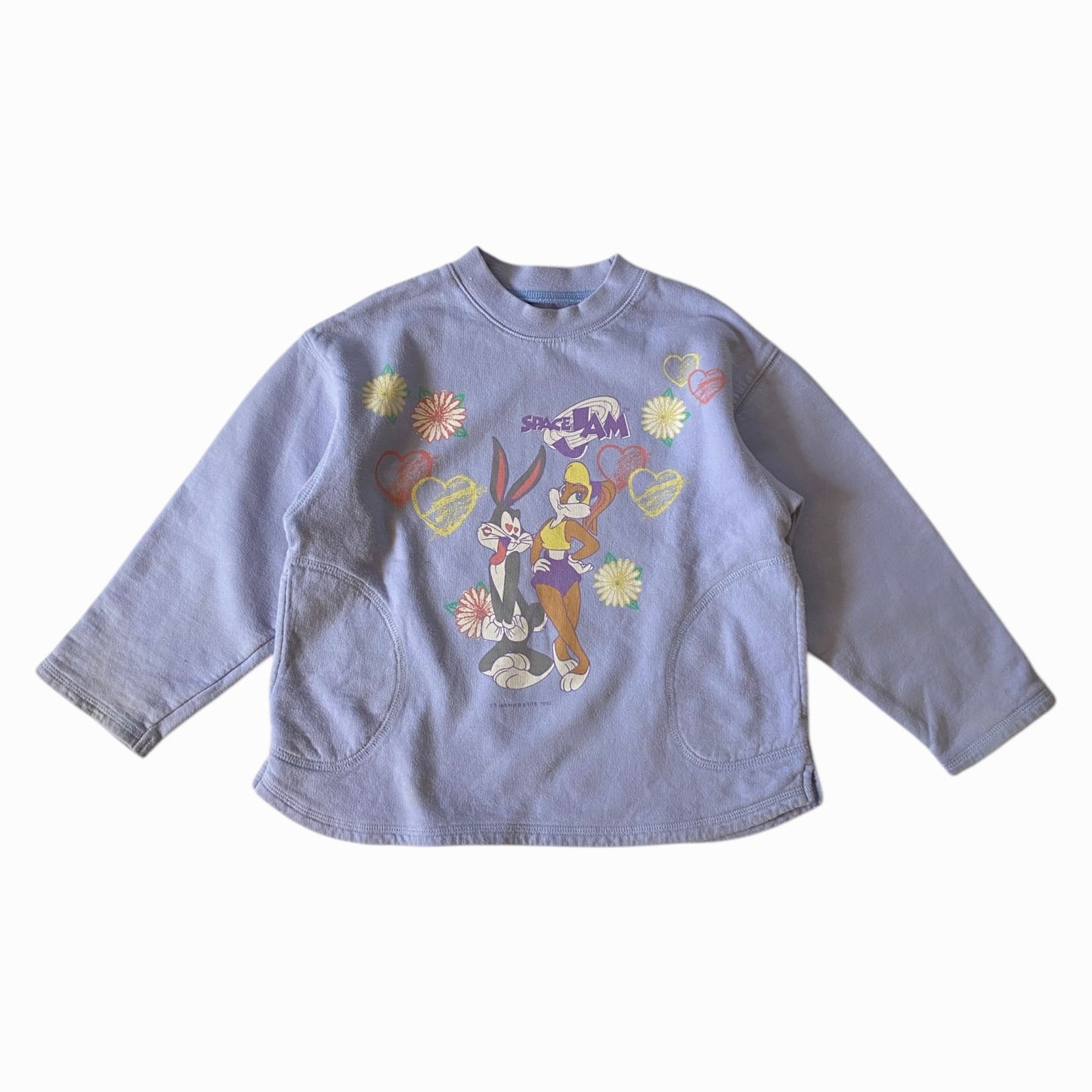 Vintage mothercare space jam looney tunes sweatshirt. Size 4-5 years
