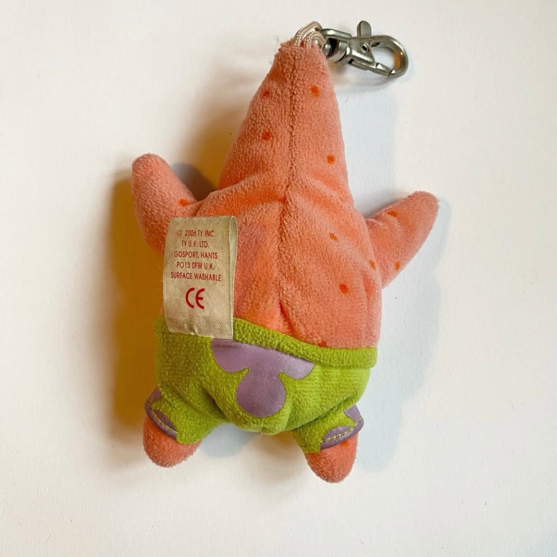 SpongeBob square pants Patrick keyring 2006