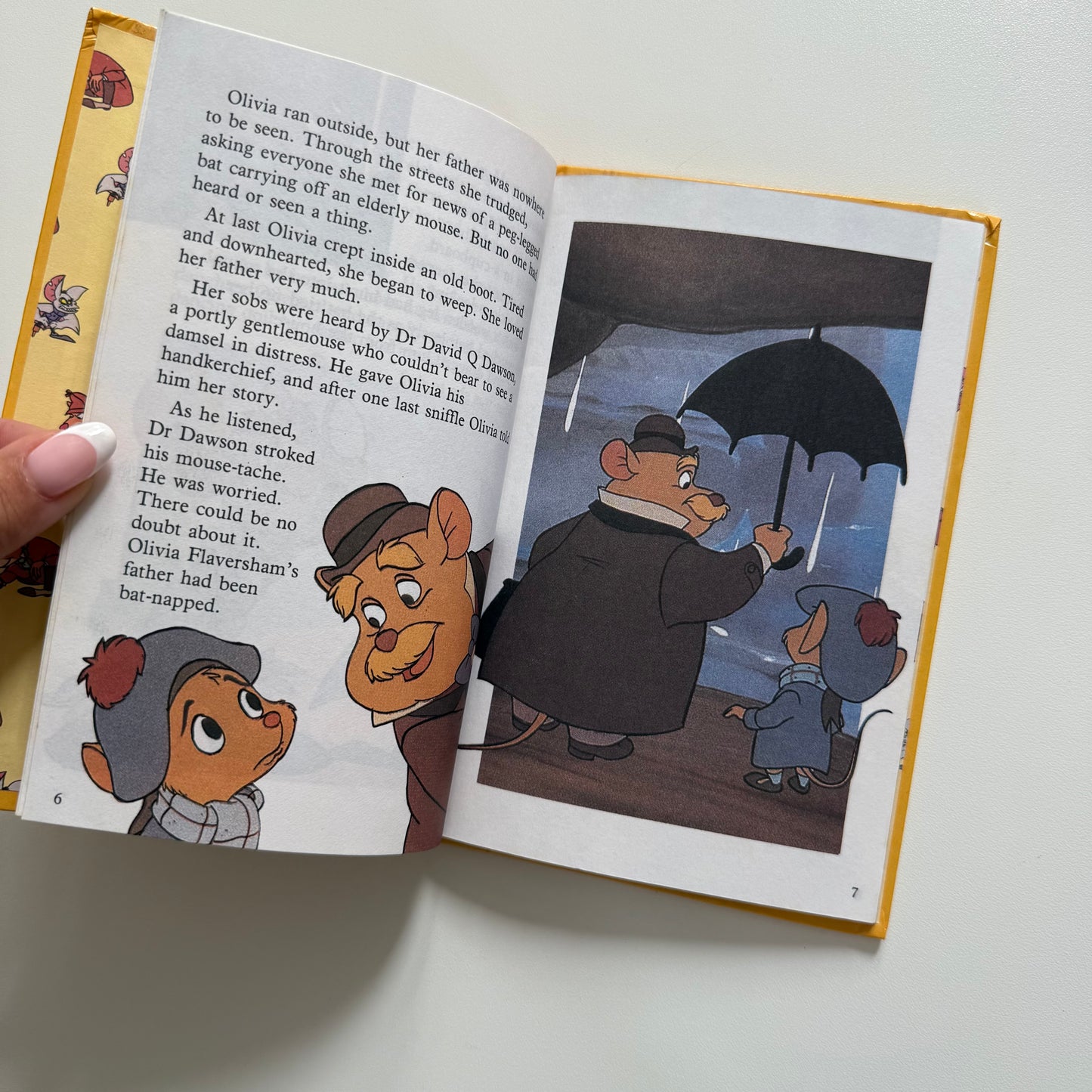 Vintage 1987 Disney basil book