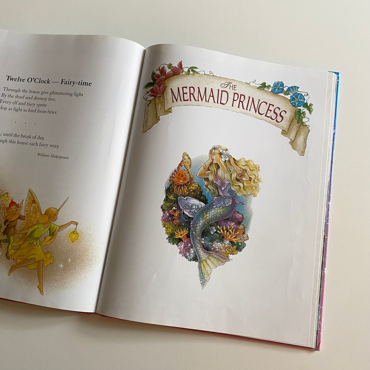 Vintage 2002 Shirley barbers fairy stories book. A4.