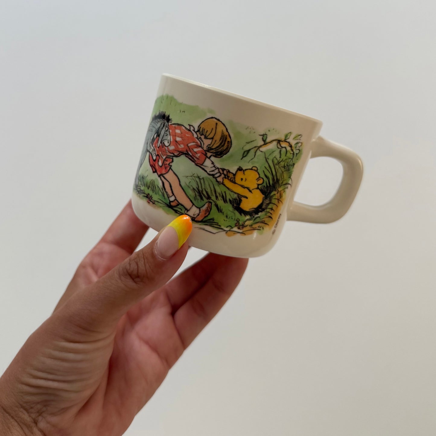 Vintage melamine Winnie the Pooh mug