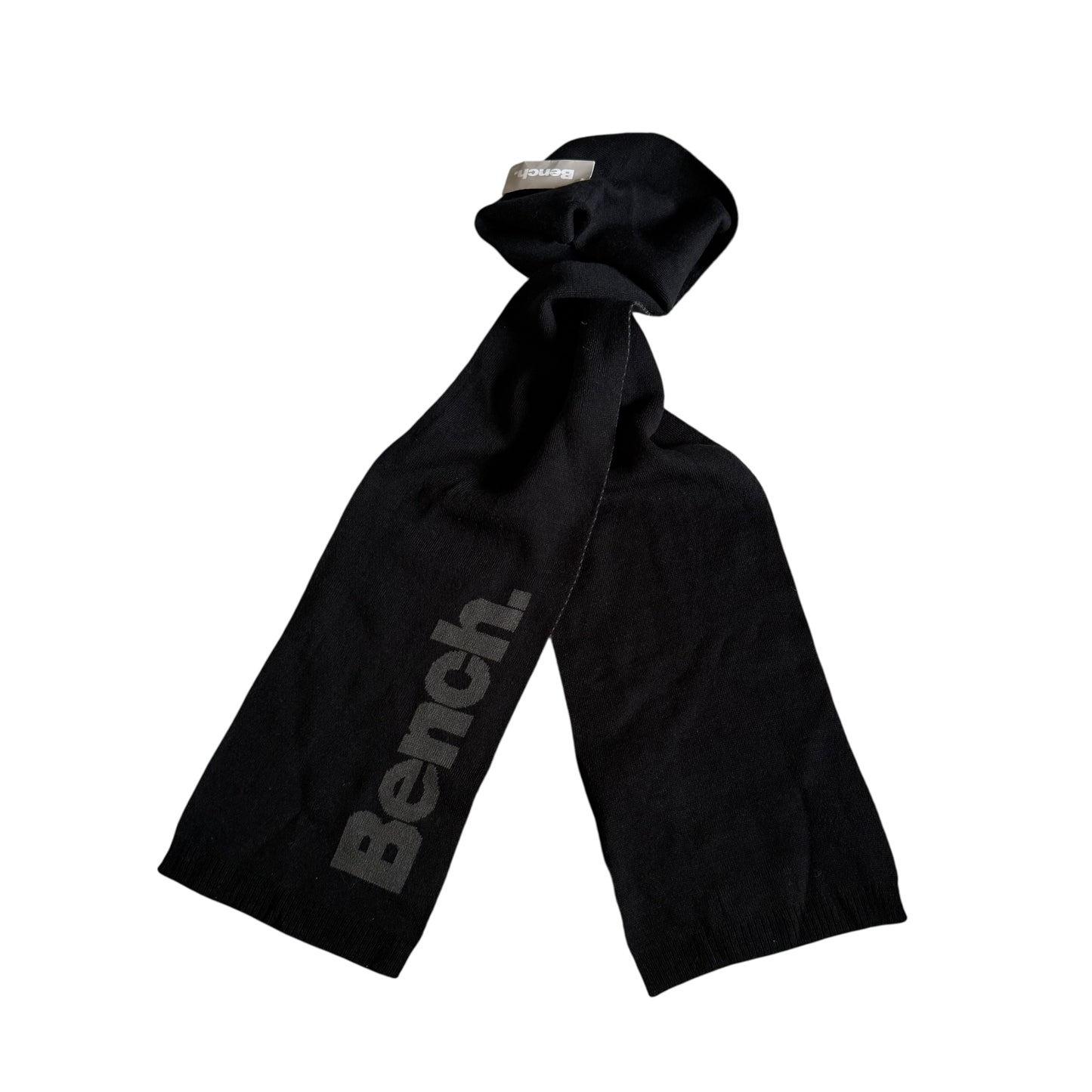 Y2K black Bench scarf