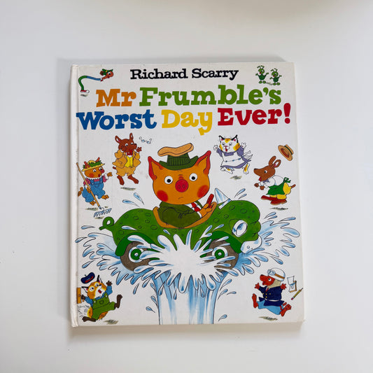 Vintage 1991 Richard scarry book