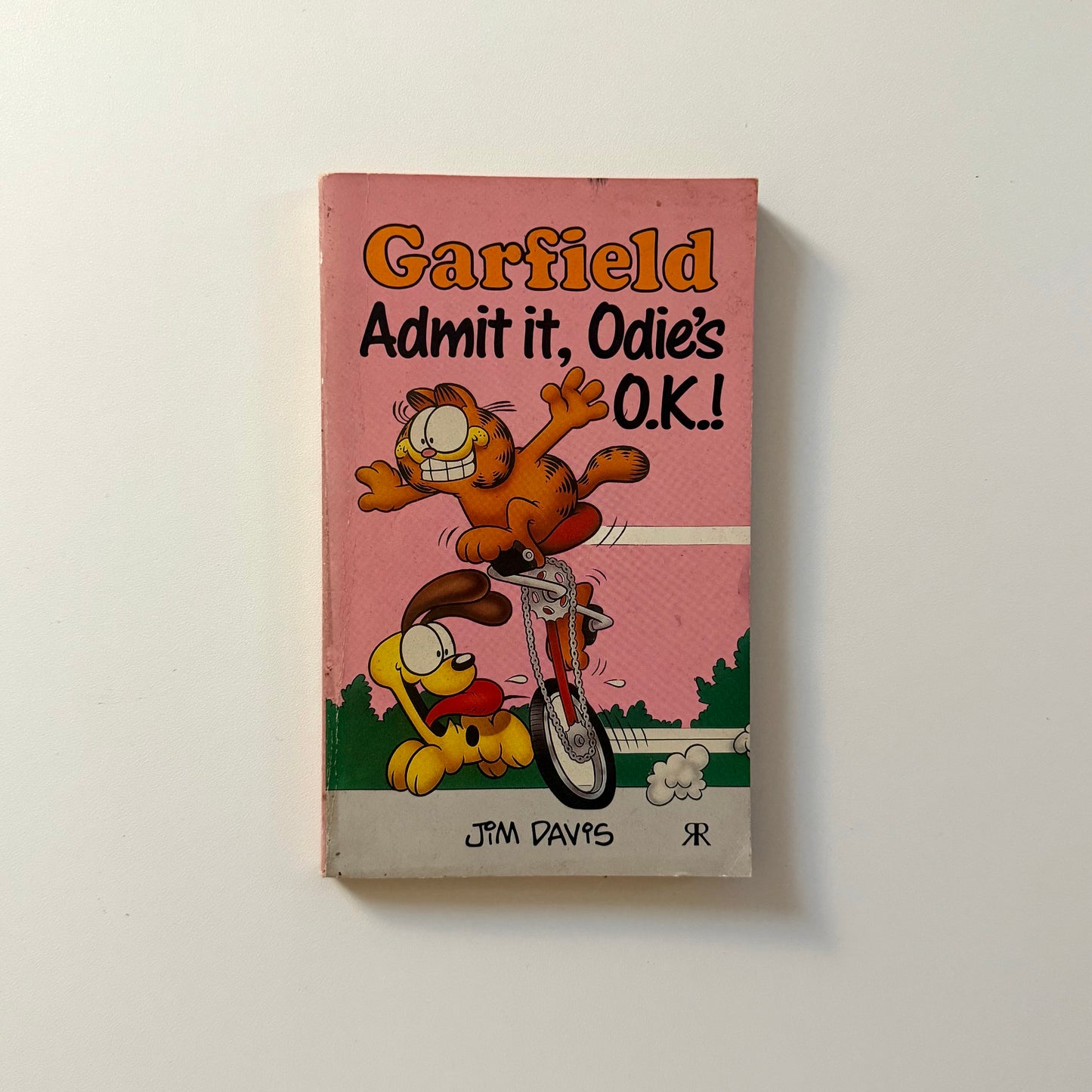 Vintage 1989 garfield book
