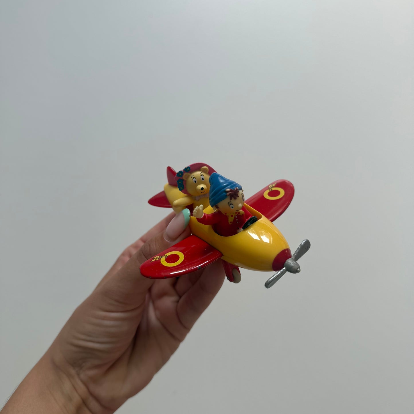 Vintage noddy plane with Bessie and noddy figure.